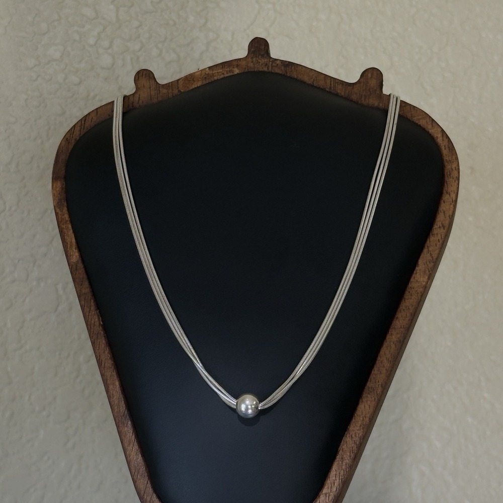 Silpada Sterling Silver  Thoreau  Necklace 16" 11.43g